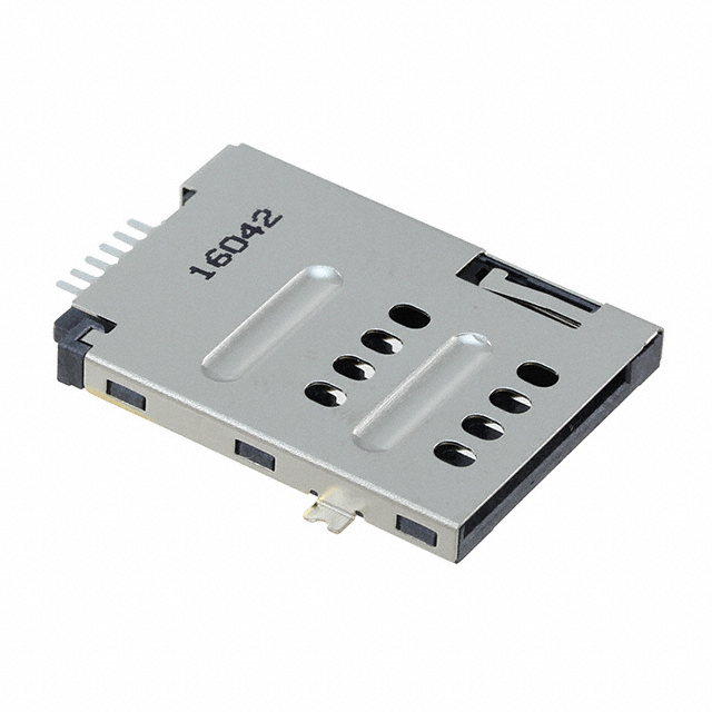 CONN SIM CARD R/A SMD