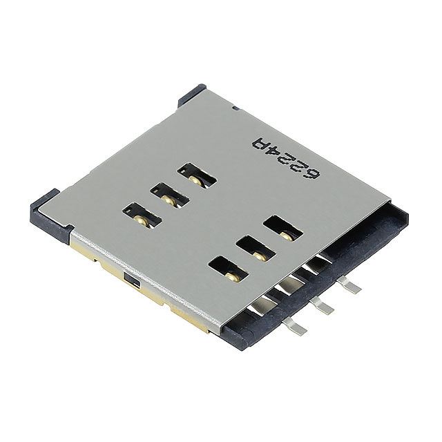 CONN SIM CARD R/A SMD