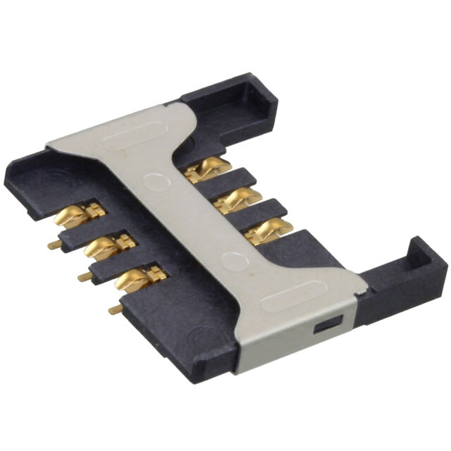 CONN SIM CARD R/A SMD