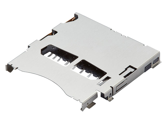 CONN SD CARD R/A SMD