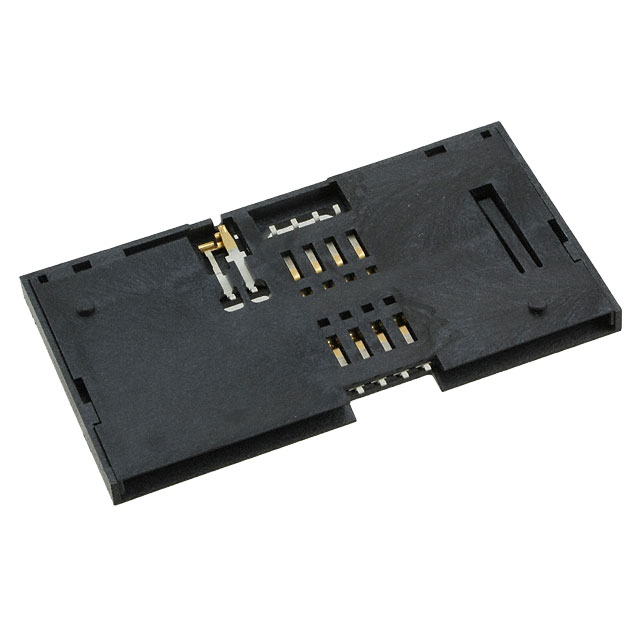 CONN SMART CARD R/A SMD