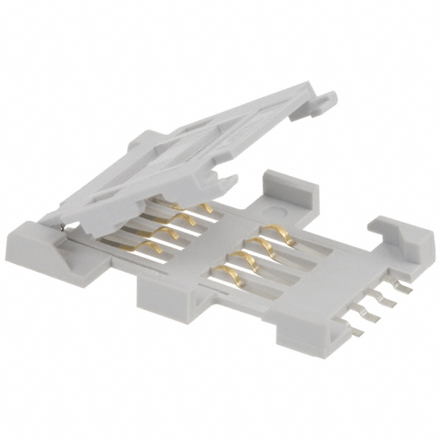 CONN SIM/SAM CARD R/A SMD