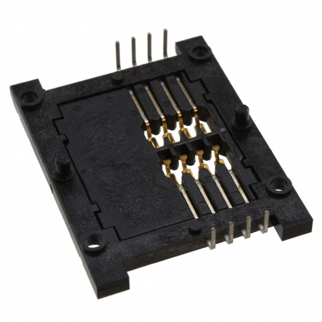 CONN SMART CARD R/A PCB
