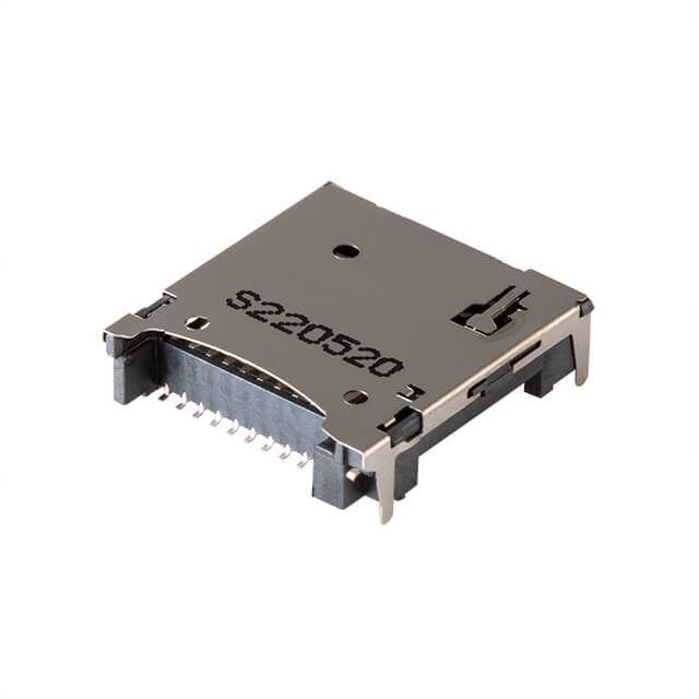CONN MICROSD CARD SMD R/A PCB