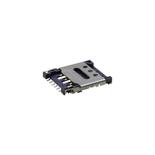 CARD CONNECTOR, NANO SIM, HINGED