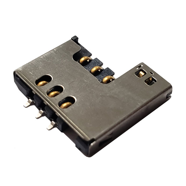 CONN SIM CARD R/A SMD