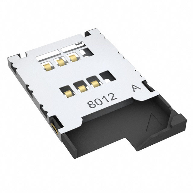 CONN SIM CARD R/A SMD