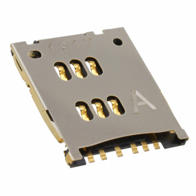 CONN SIM/SAM CARD R/A SMD