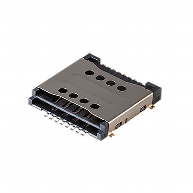 CONN SIM CARD R/A SMD