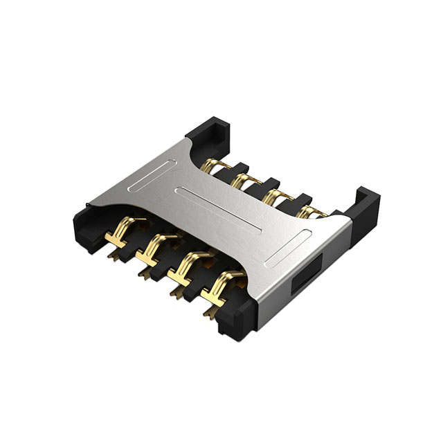 CONN MICRO SIM CARD R/A SMD