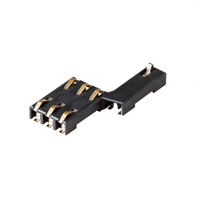 CONN SMART CARD R/A SMD