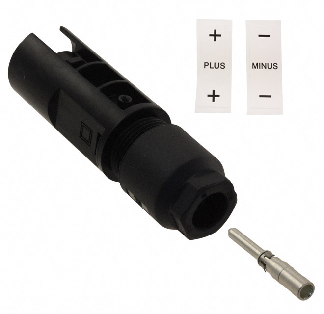 CONN MALE COUPLER UNKEYED 12AWG