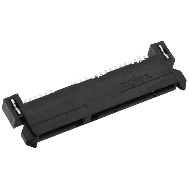 CONN SATA RCPT 22POS SLD R/A SMD