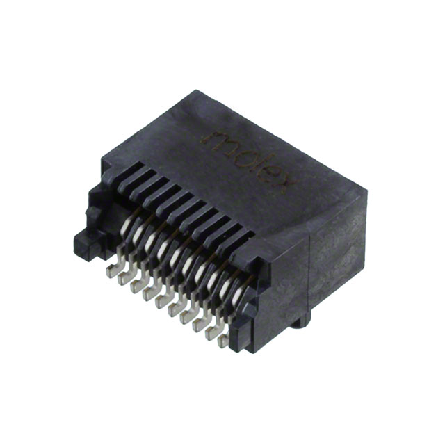 CONN SFP+ RCPT 20POS SLD R/A SMD