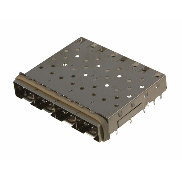 CONN SFP CAGE 1X4 PRESS-FIT R/A