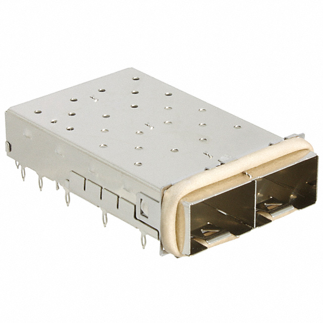 CONN SFP+ CAGE 1X2 PRESS-FIT R/A