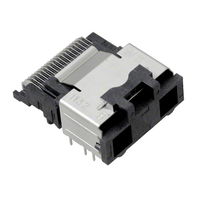 CONN MINI SAS RCP 36P SLD RA SMD