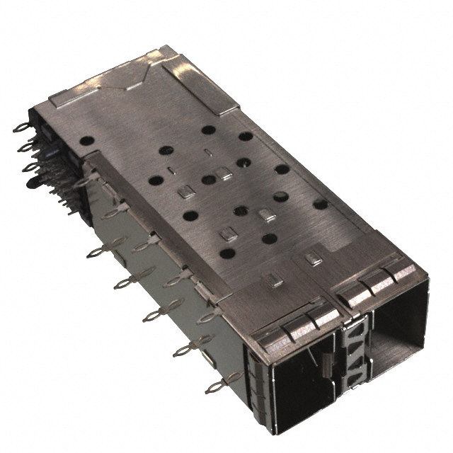 CONN SFP+ RCPT W/CAGE 2X1 40P RA