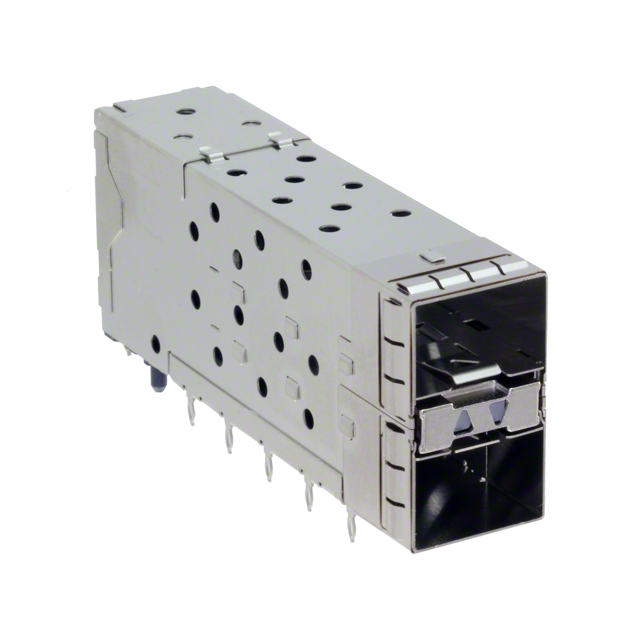 CONN SFP+ RCPT W/CAGE 2X1 40P RA