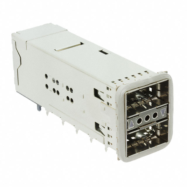 CONN QSFP CAGE 2X1 76POS R/A