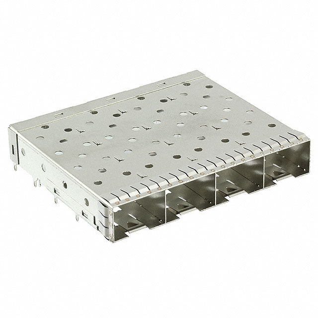 CONN SFP+ CAGE 1X4 PRESS-FIT R/A