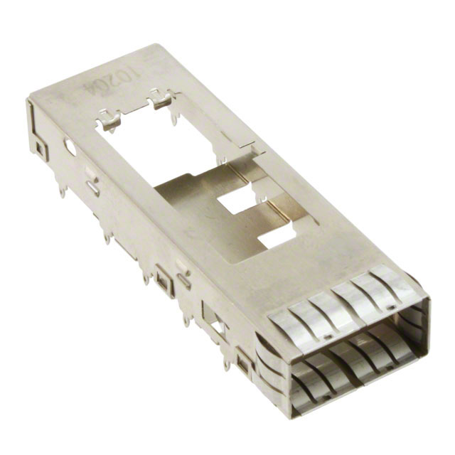 CONN QSFP+ CAGE PRESS-FIT R/A