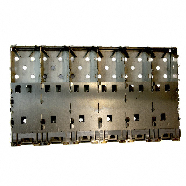 CONN SFP+ CAGE 1X6 PRESS-FIT R/A