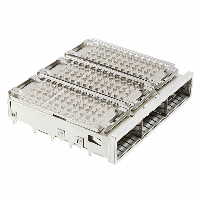 CONN QSFP+ CAGE 1X3 W/HSINK R/A