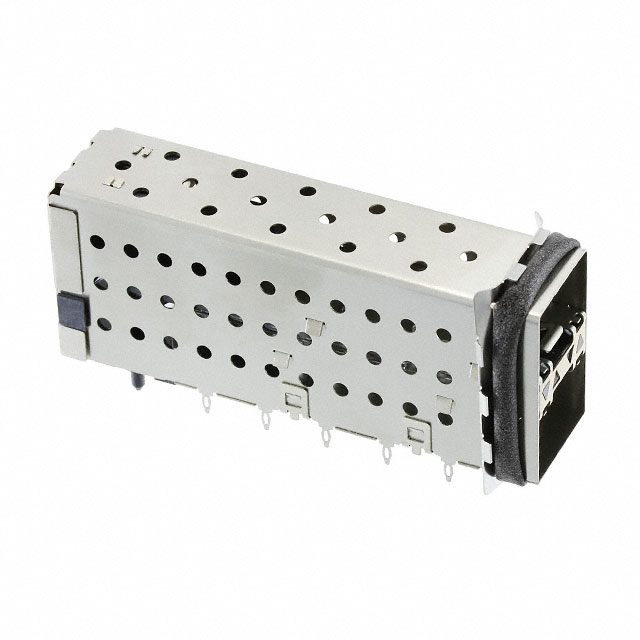 CONN SFP+ RCPT W/CAGE 2X1 40P RA