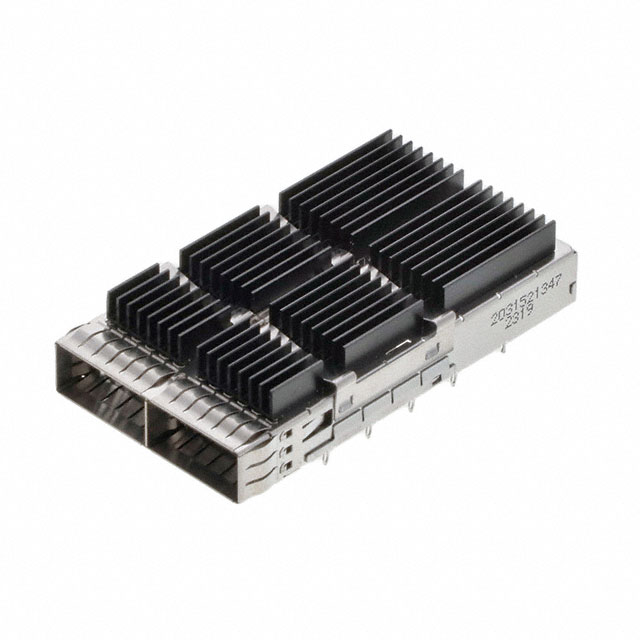 QSFP-DD CAGE ASSEMBLY, 1X2, SAN