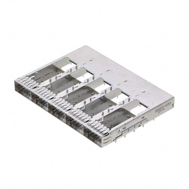QSFP-DD CAGE ASSEMBLY, 1X5, OPEN