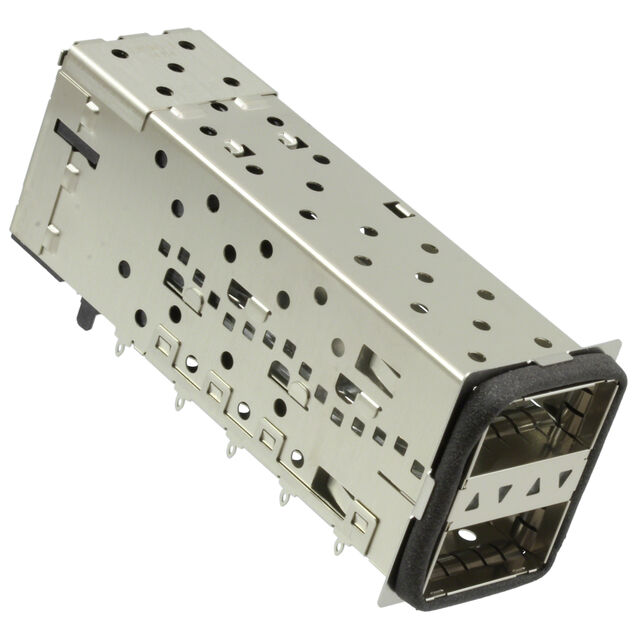 CONN QSFP+ RCP W/CAGE 1X2 76P RA