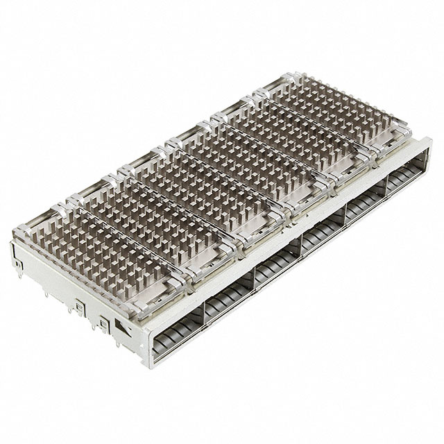 CONN QSFP+ CAGE 1X6 W/HSINK R/A
