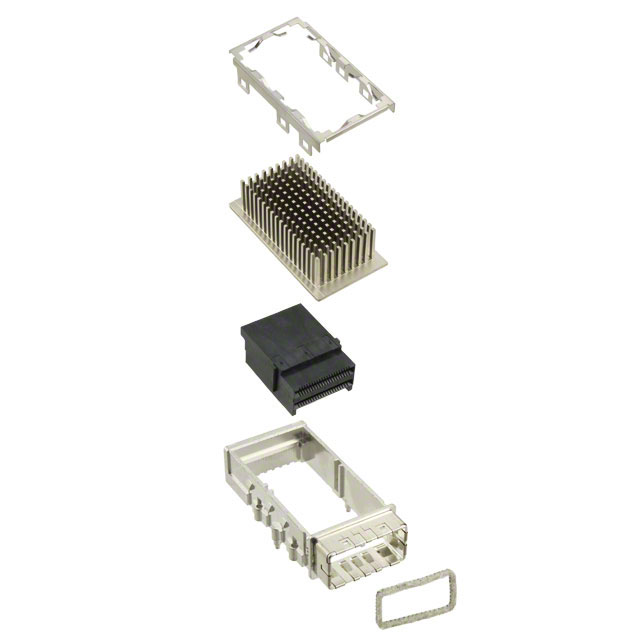 CONN CXP RCPT W/CAGE 84POS R/A
