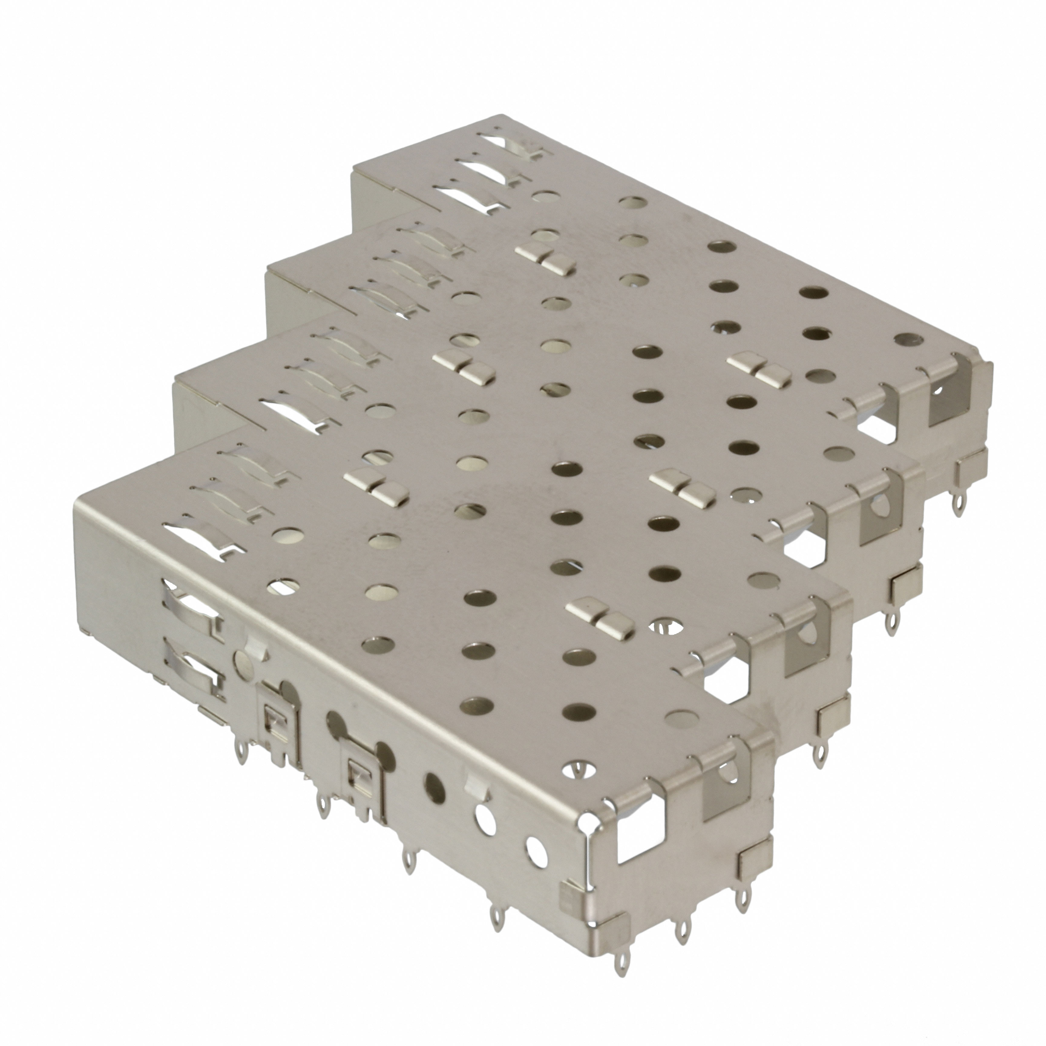 CONN SFP CAGE 1X4 PRESS-FIT R/A