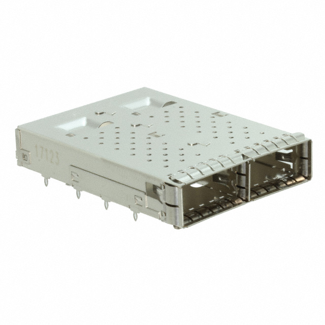 CONN QSFP28 CAGE 1X2 PRESSFIT RA
