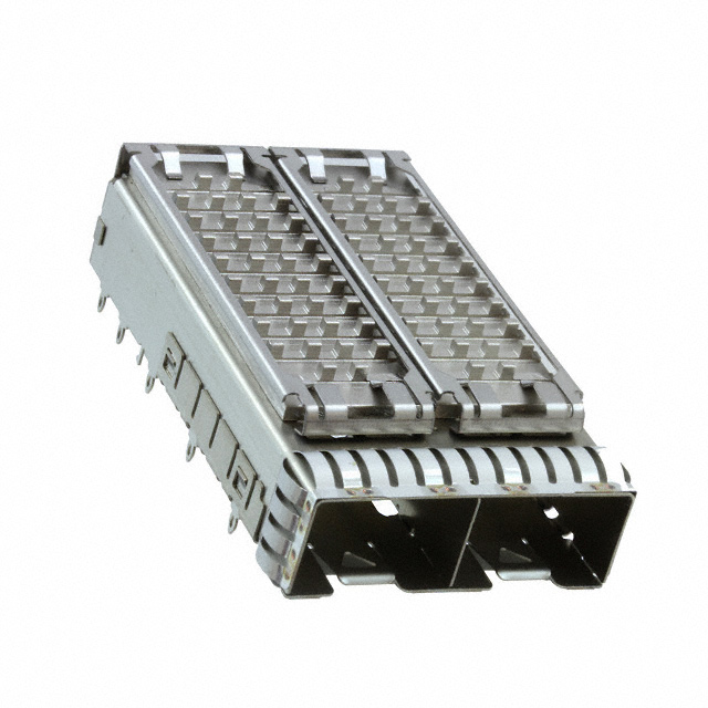 CONN SFP+ CAGE 1X2 W/HSINK R/A