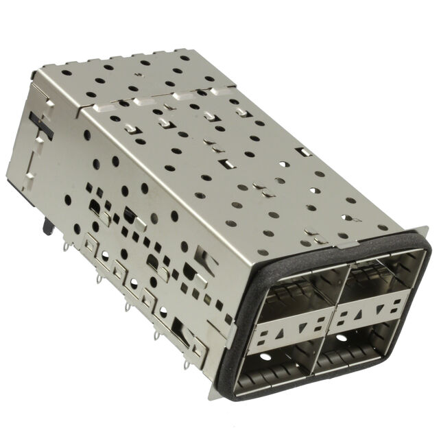 CONN QSFP+ RCPT CAGE 1X4 152P RA