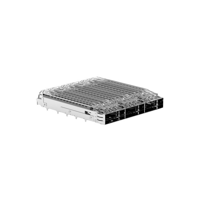 CONN QSFP28 CAGE 1X3 W/HSINK R/A