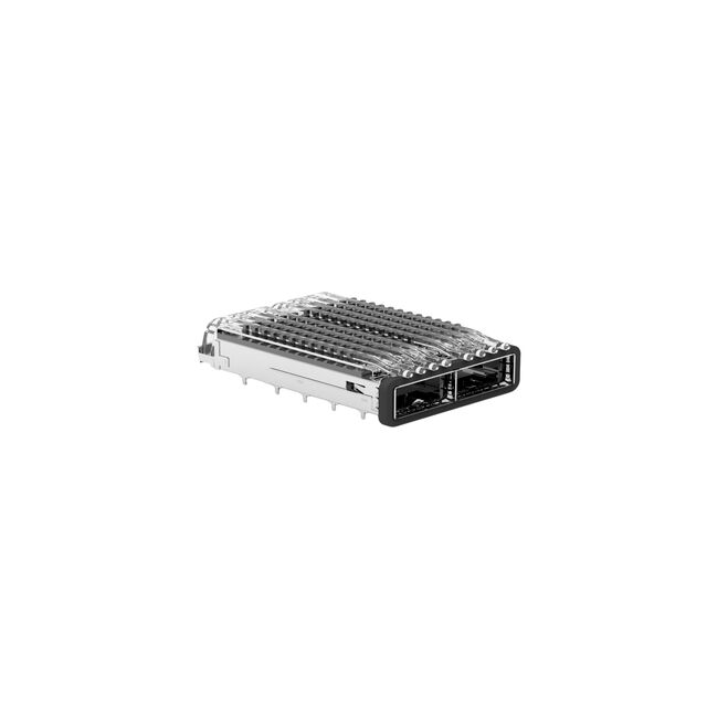 CONN QSFP28 CAGE 1X2 W/HSINK R/A