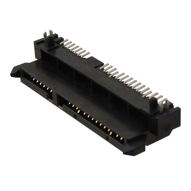 CONN SATA RCPT 22POS SLD R/A SMD