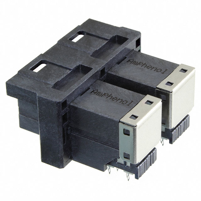 CONN MINI HD SAS RCPT 1X2 72P RA
