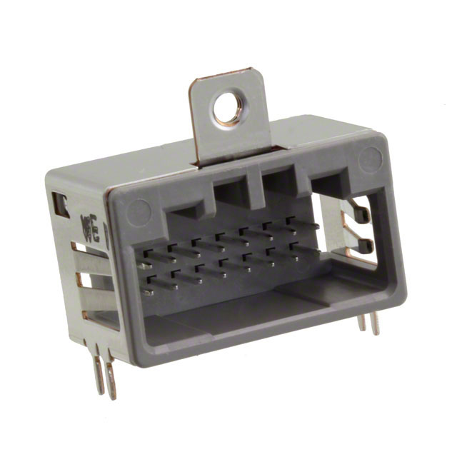 CONN AUTO LAN PLG 16P SLD RA SMD