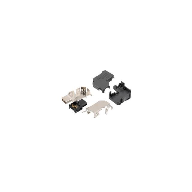 IX PLUG B CRIMP, 26-28AWG, RIGHT