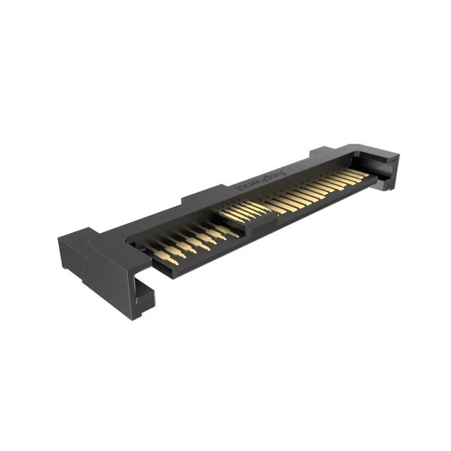 SAS PCIE, 5.0, 68PIN, PLUG, R/A,