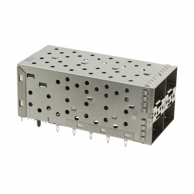 CONN SFP+ RCPT W/CAGE 2X2 80P RA