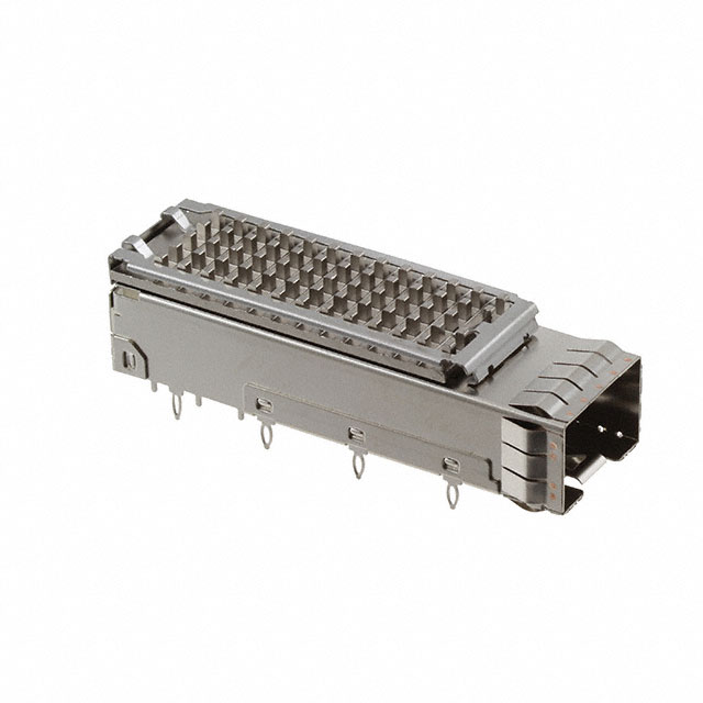 CONN SFP+ CAGE W/HSINK PRESS RA
