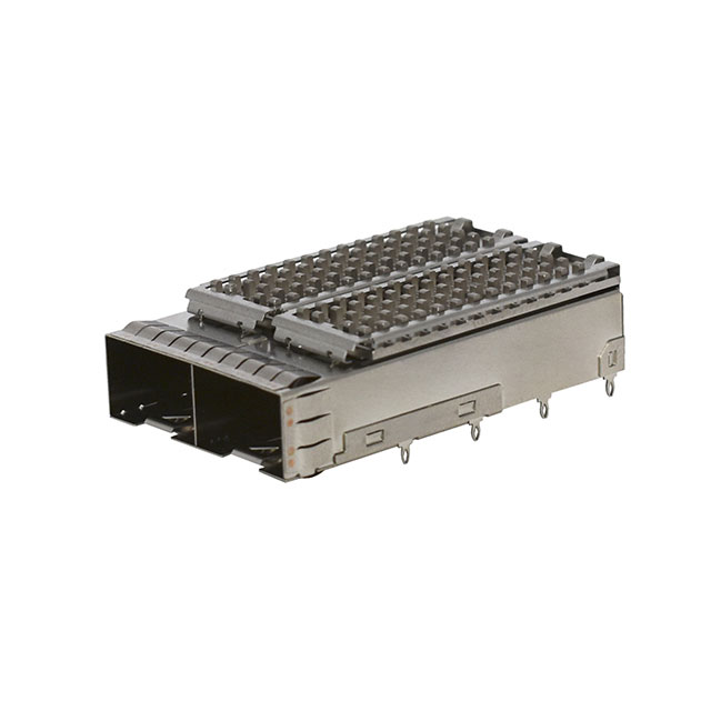 CONN SFP+ CAGE 1X2 W/HSINK R/A