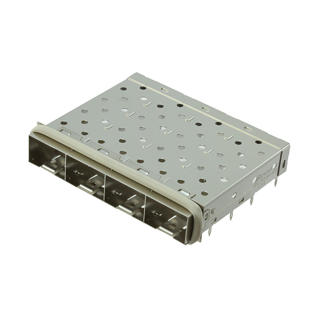 CONN SFP+ CAGE 1X4 PRESS-FIT R/A