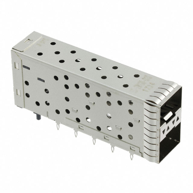 CONN SFP+ RCPT W/CAGE 2X1 40P RA
